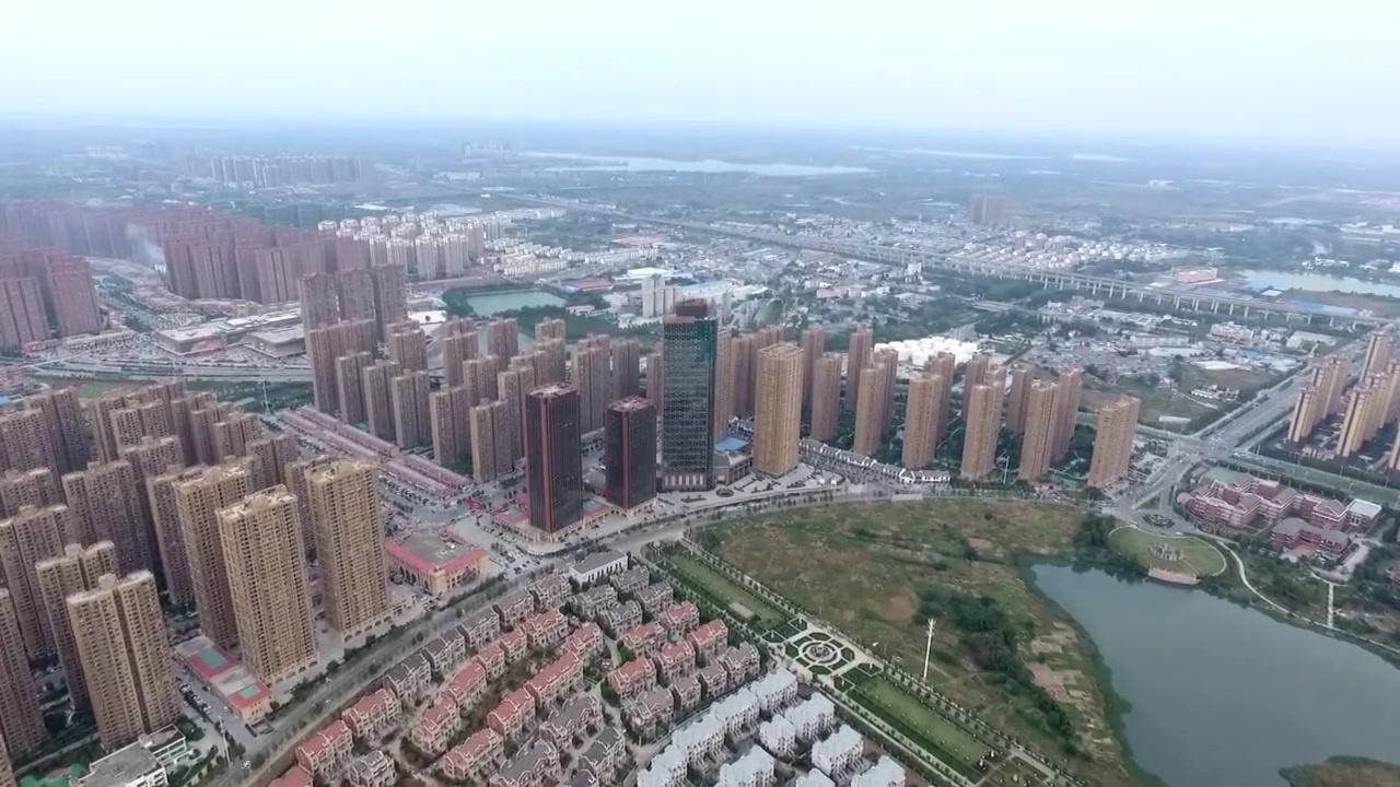 合肥北城高清航拍,震撼