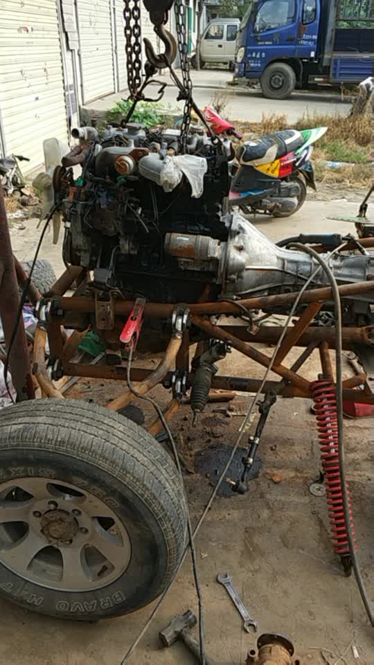 手工打造四驱钢管车,关注全程教学