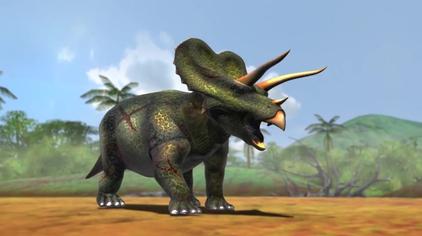 恐龙动画片三角龙 - 西瓜视频