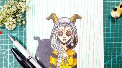 02:27悠客卡通画第五人格里的祭司,这个角色好复杂,真难画4.