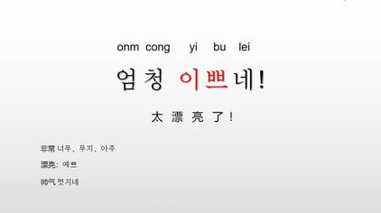 漂亮的人用韩语怎么说 - 西瓜视频