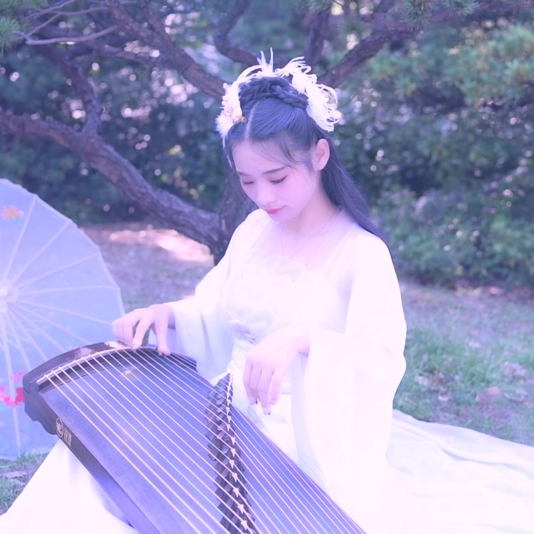 古筝演奏版《白狐》抖音主播雷雷古筝深情演绎