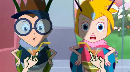 05:04盛源动画飘虫贝贝:欣欣和文文被琴姐套路了,喝了她做的果汁,直接